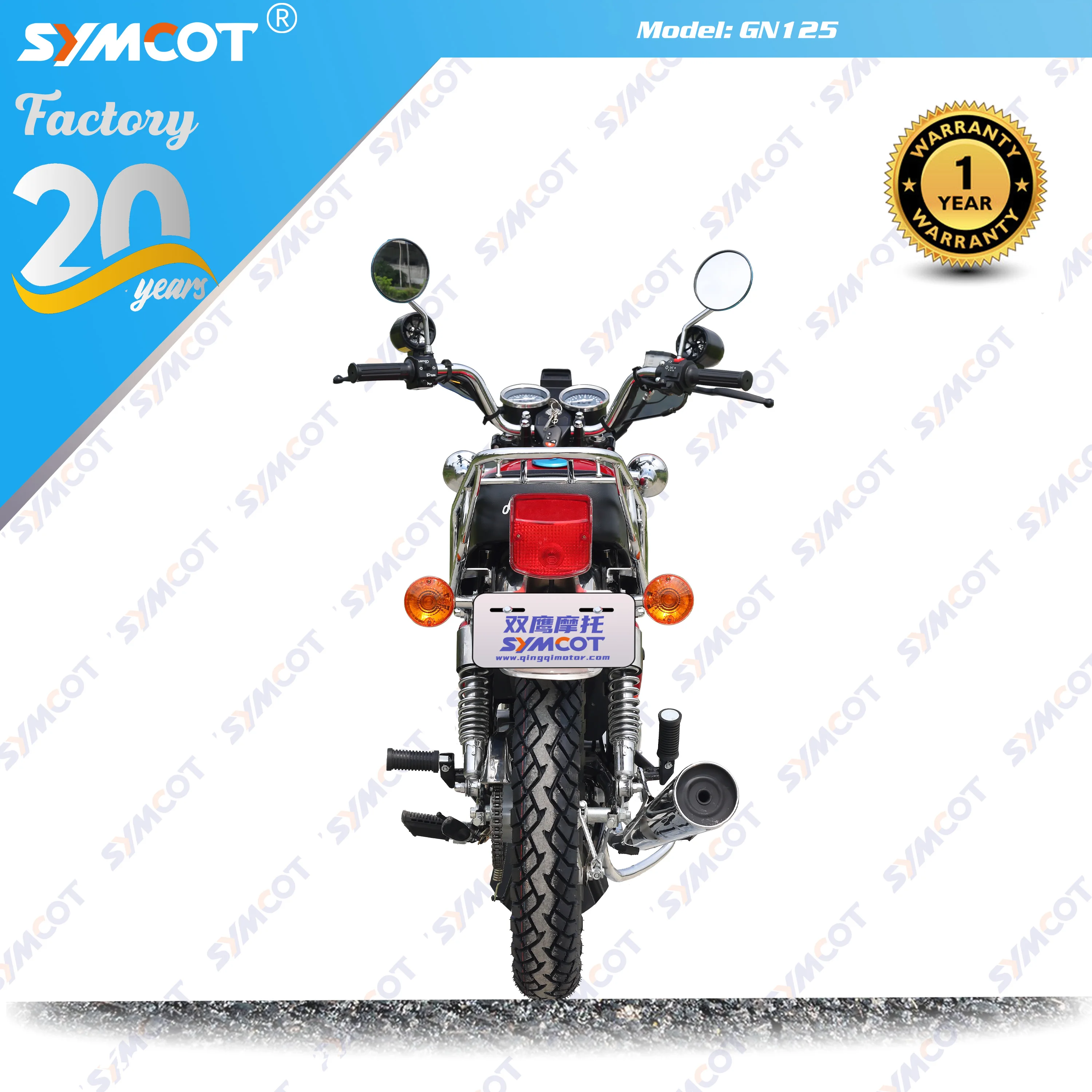 GN125 GN150 original suzukiess GN chopper motorcycle with genuine GS engine using chain and original design for Sudan yemen