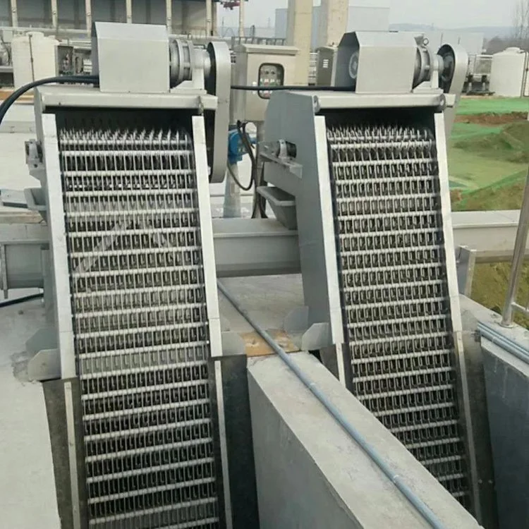 hot sell coarse rake grid waste water clog trash 0.25mm fine bar filter screen machine