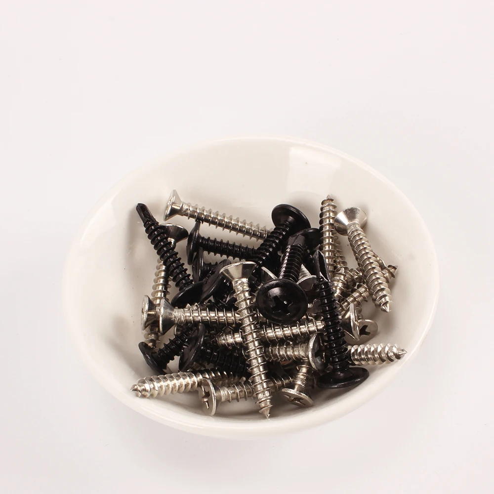 Free Sample Round Head Self Tapping Screws Cross Recessed Stainless Steel Metal Zinc Screws Self Tapping Screws