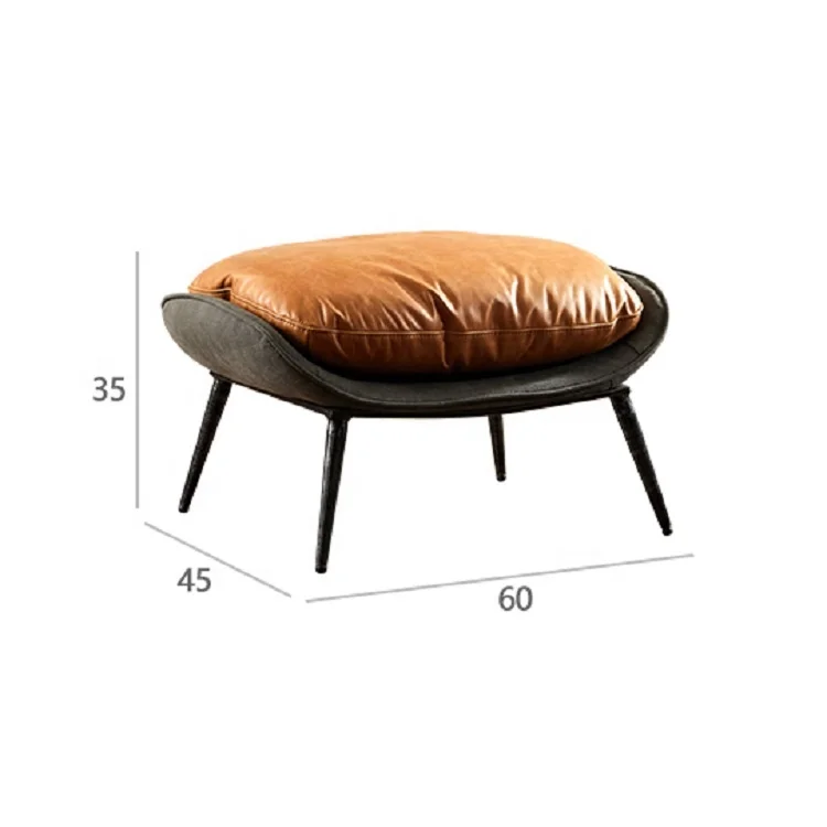 AIRFFY OEM/ODM genuine leather vintage single seat living room furniture recliner chairs supplier lounge chair living room