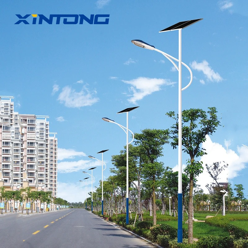 XINTONG Outdoor Waterproof Solar LED Street Light Solar Street Lamp 100w Solar Street Light Made China