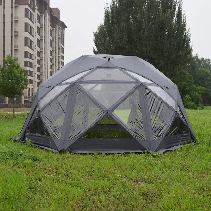 Outdoor Ball Tent Portable Folding Automatic Storm Proof Field Picnic Camping Dome Tent For Glamping