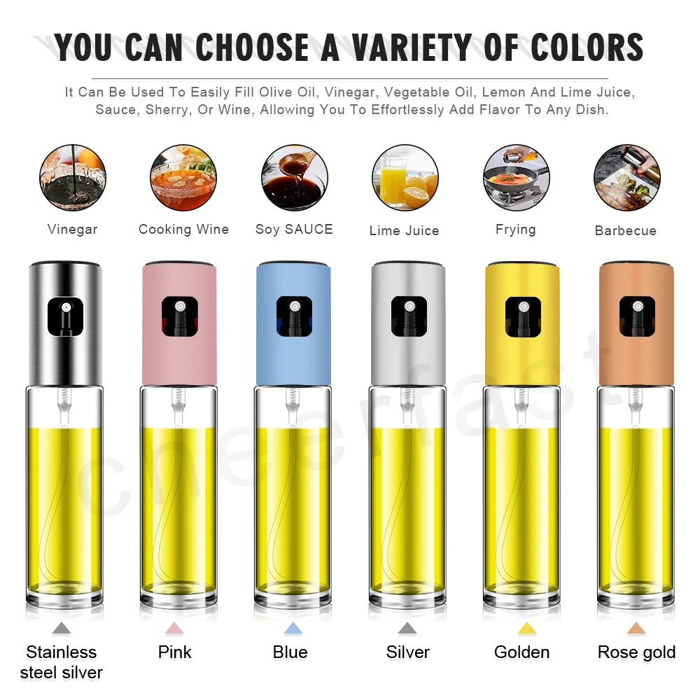 Бутылка для распыления оливкового масла 100 мл