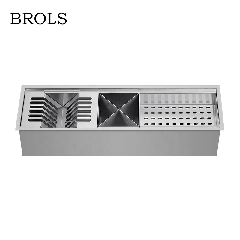 Fregadero De Cocina Factory Brazil Market Stainless Steel 304 Especial Small Single Bowl Kitchen Sinks