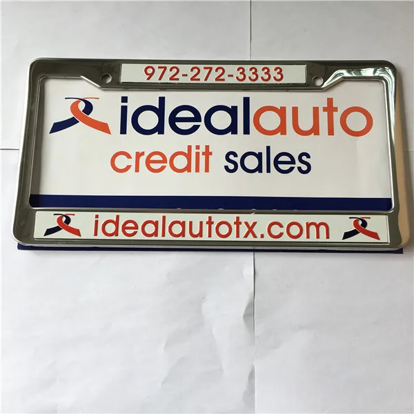 3d embossed license plate frame stainless steel embossed american car license plate frame