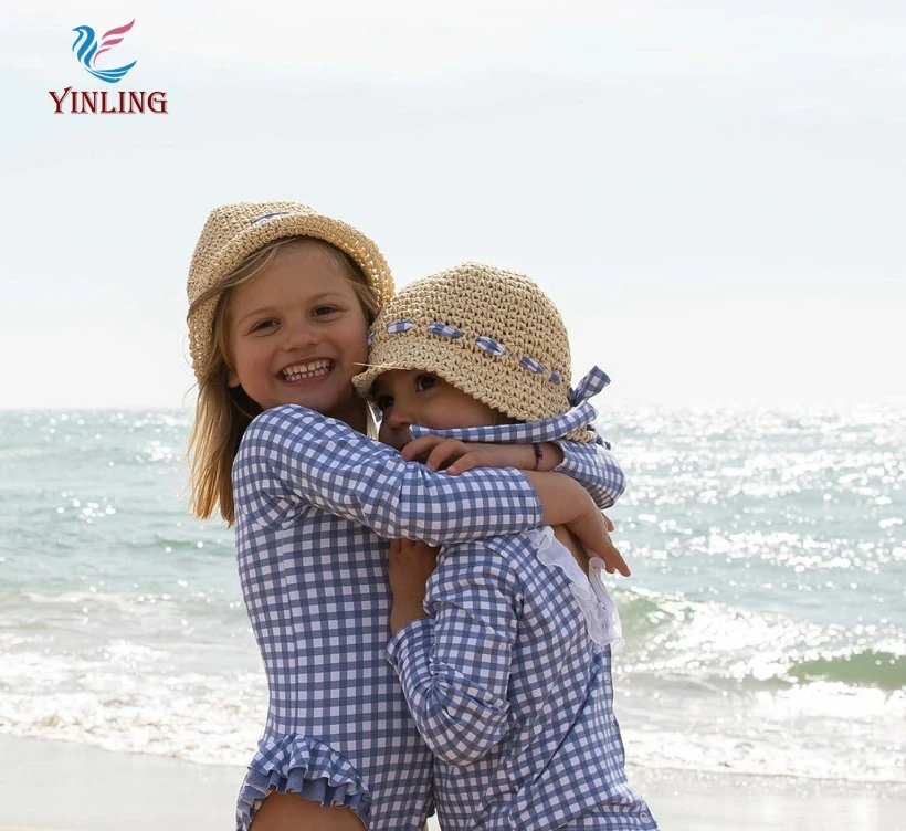 Manufacturer custom kid swimwear girl cute baby swim bodysuit one piece swimwear kids