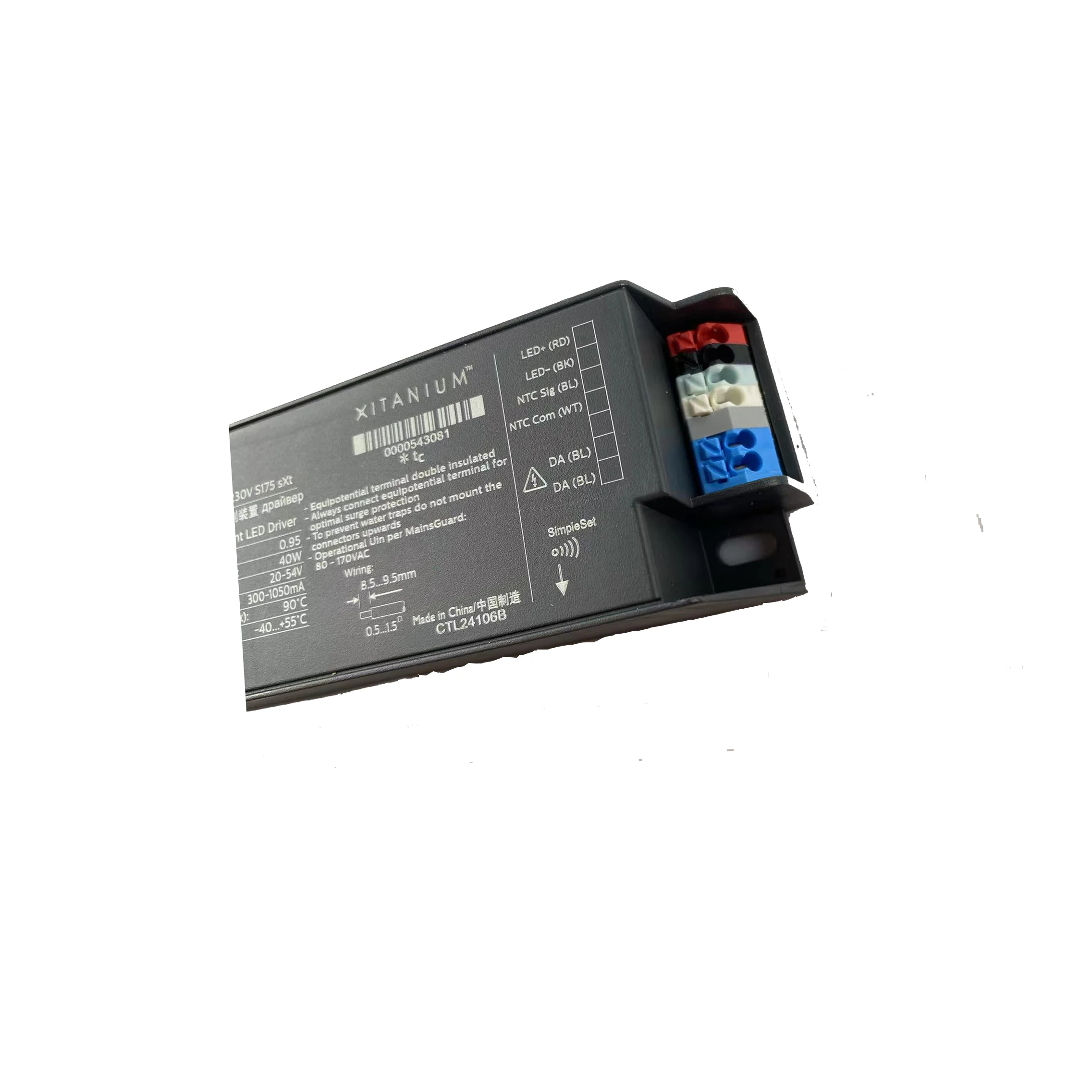 Xitanium FULL Prog LED Xtreme drivers Xi FP 40W 0.3-1.0A SNLDAE 230V S175 sXt 929003458806