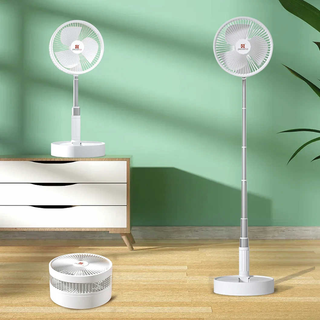 3600mAh Battery Rechargeable Usb Fan Portable Mini Fans Folding Telescopic Wholesale Handheld High Speed Fan