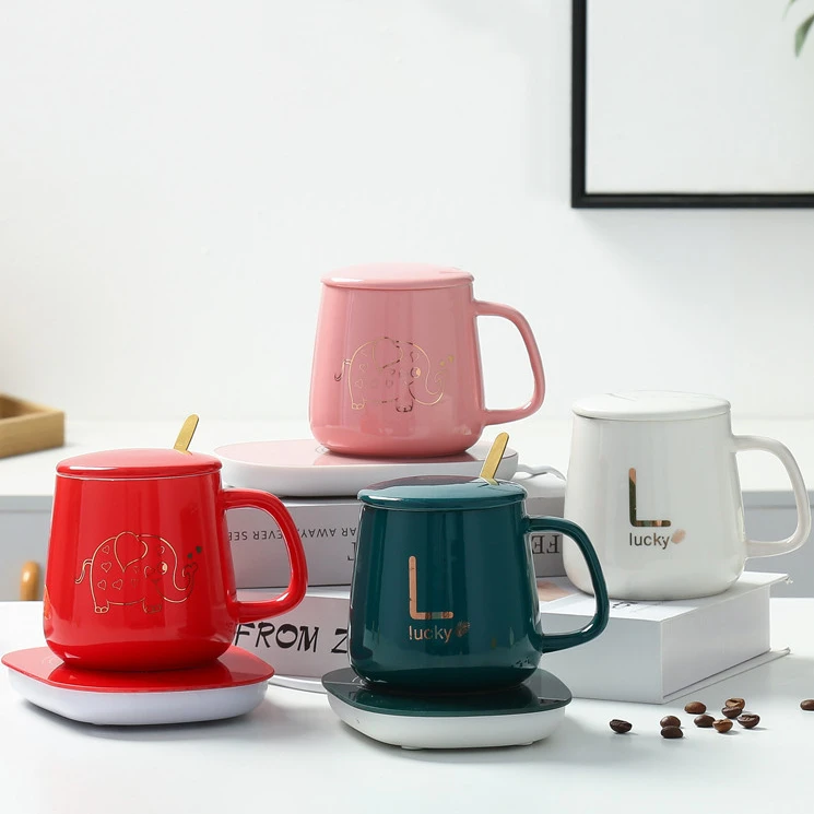 Popular Products Warmer Mug at 55 Degree Temperature Control Smart Coffee Cup with Warmer