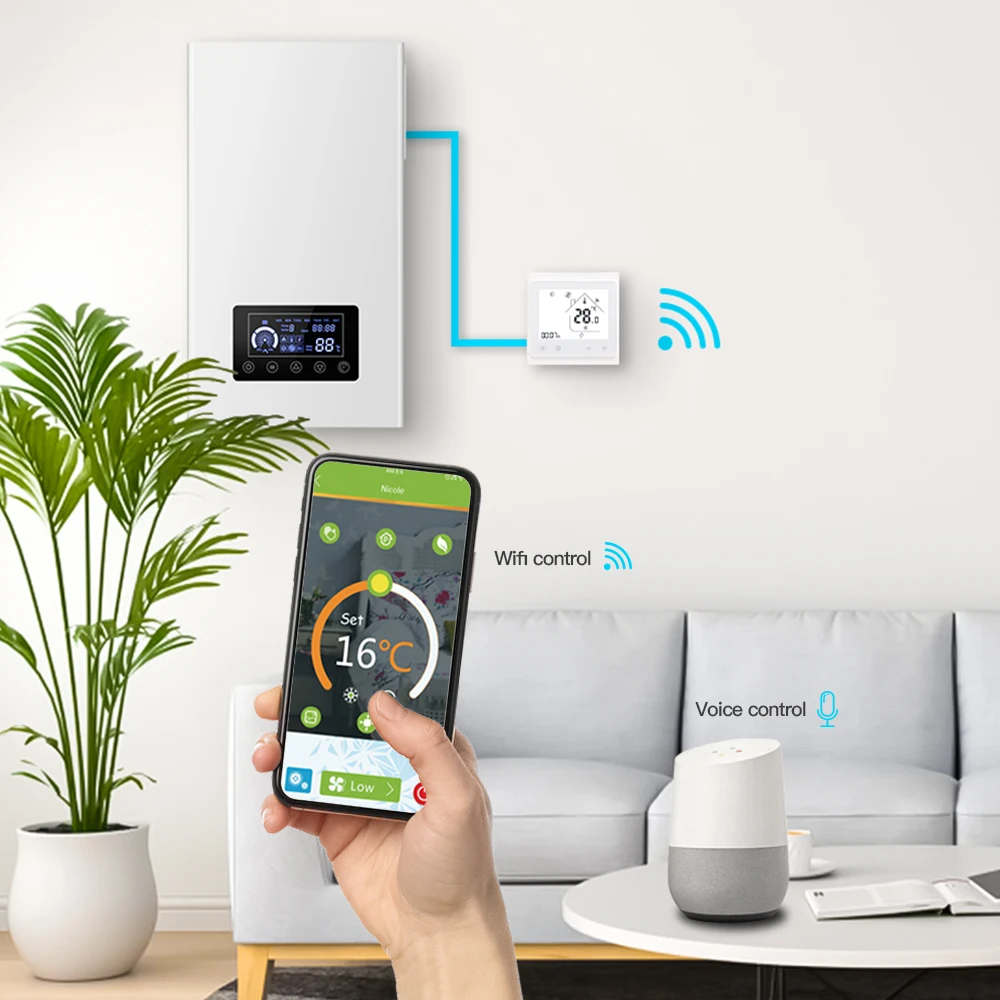 
Большой мощный безрезервуарный настенный Электрический обогреватель, котел для радиатора, система центрального отопления 