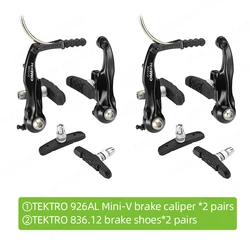 Aluminum Alloy Road Mtb Folding Bike Bicycle Parts V Brake Caliper Bicycle Brake Shoes