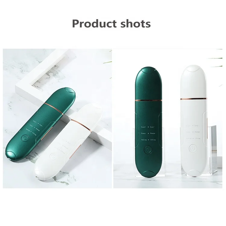 Wholesale 2021 new Face Beauty Equipment EMS ultrasonic peeling shoveling machine pore cleaner blackhead remover