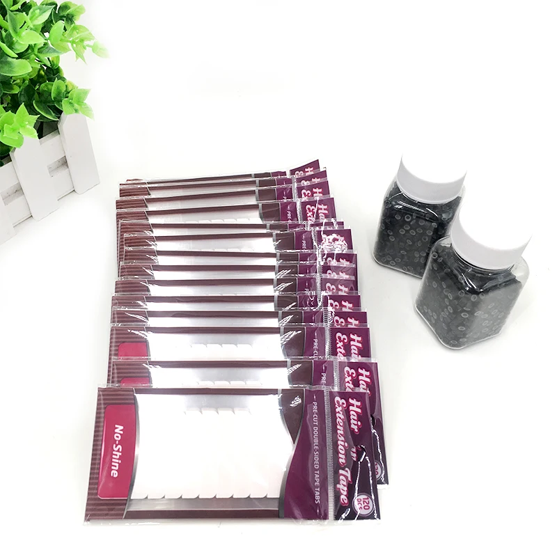 Wig Hair Extension Silicone Buckle Double Sided Wig Tape for Hair Extensions