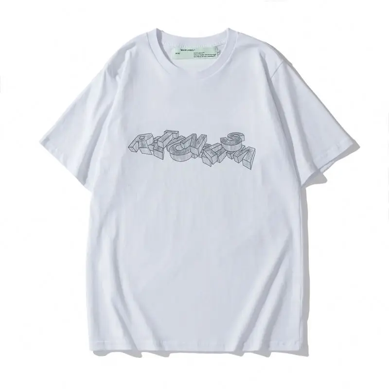 CQNN663 Summer Wear 3d Graphic Print Short-sleeved O- Neck Loose Cotton T-shirts For Mens