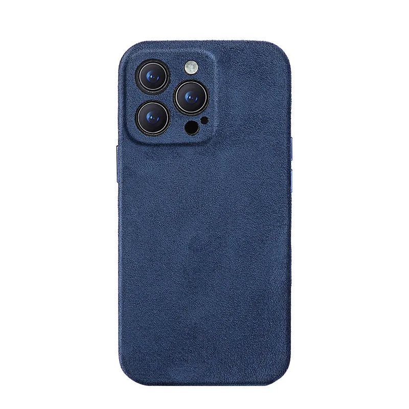 An-ti fall Full inclusive protective design Soft suede leather phone case for iphone11/12/13