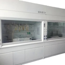 Lab full steel fume hood with cabinet and exhaust