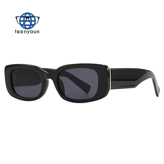 Teenyoun Women Brand Jelly Sexy Ladies Orange Innovative Sunglasses Luxury Men Small Frame Retro Square Sunglasses Wholesale