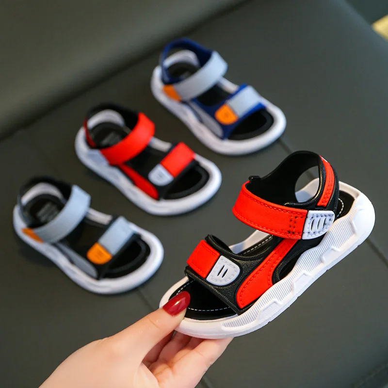 New Style American Fashion slippers Children Flat Sandals Soft Soles Toddler Beach Shoes Kids Boys Chaussures Enfant Fille