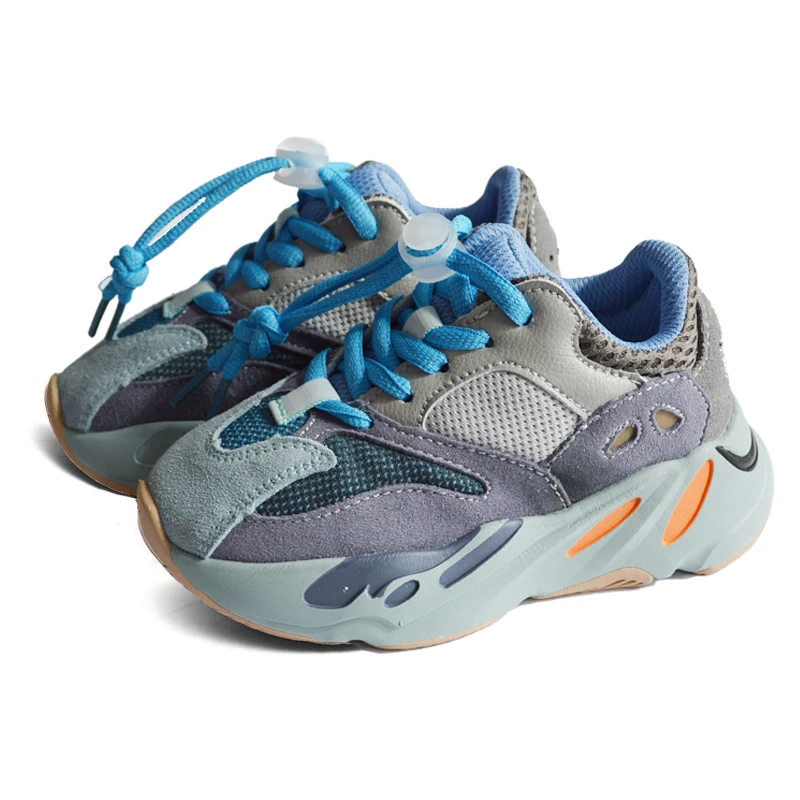 Детские кроссовки на шнуровке, повседневная спортивная обувь для прогулок, школьная Брендовая обувь для мальчиков и девочек, 2021