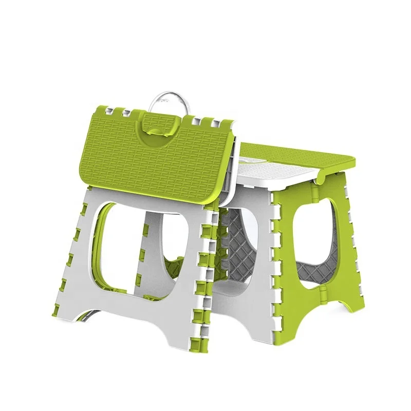 Johold Popular wholesale Foldable Sturdy Plastic Folding Step Stool Portable Folding Stool for Kids