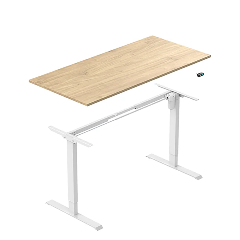 OEM customization electric height adjustable desk frame with 2 electric lifting column
