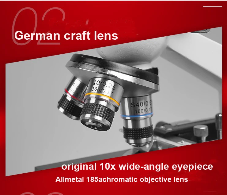 One drop of blood detection microscope for mites Beauty salon screen microscope with optional computer eyepiece