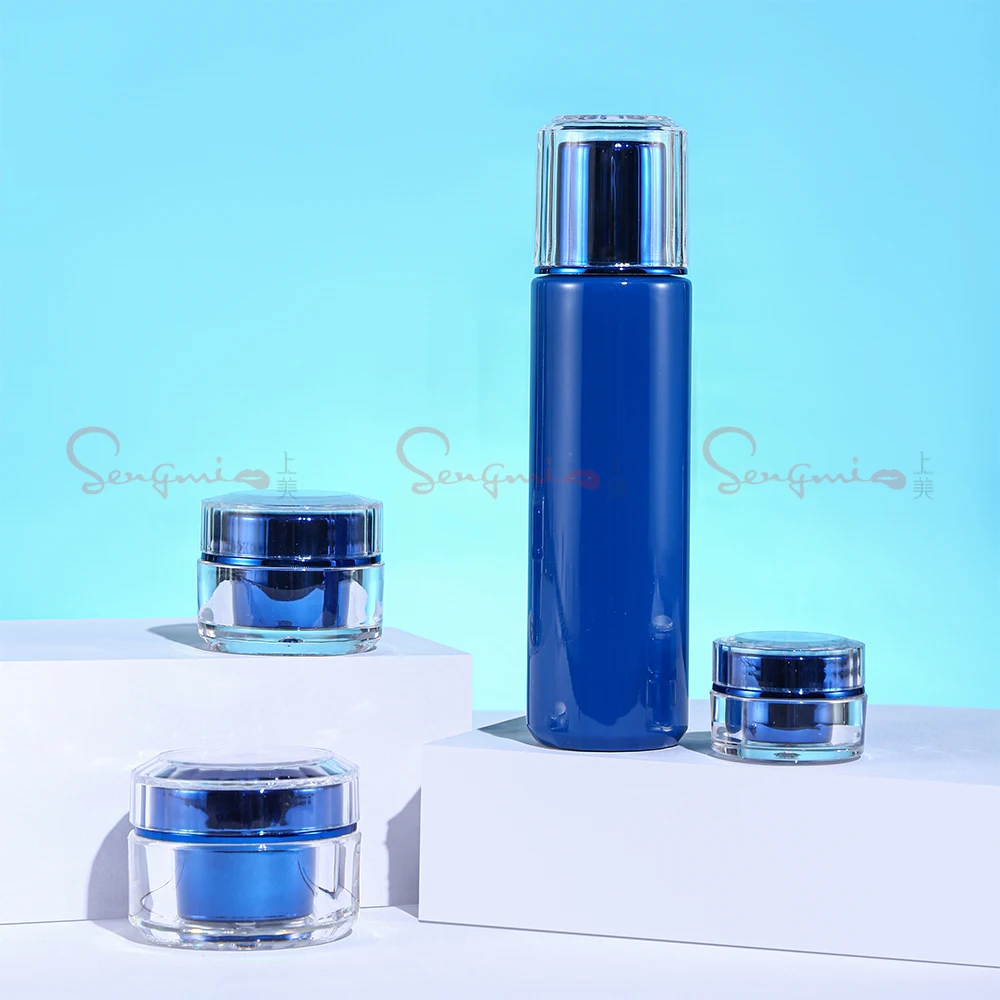 80ml 120ml Manufacturer Cosmetic Sample Bottle  Plastic Containers Clear Empty Plastic lotion bottle