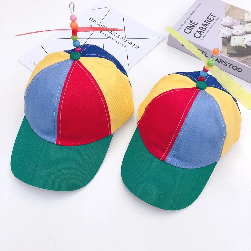 wholesale high quality polyester dragonfly propeller Children baseball cap hats gorras