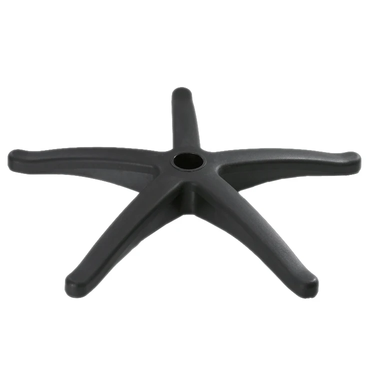 Factory price swivel chair base parts office chair leg five star nylon base