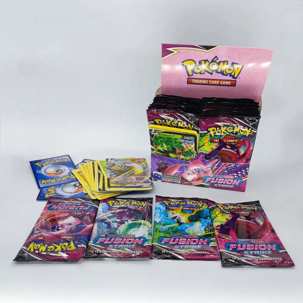 1:1  Factory Wholesale Cheap Pokemon  Trading Cards booster box  Good Quality 360 Pcs/box SUN & Moon Playing carte Pokemon