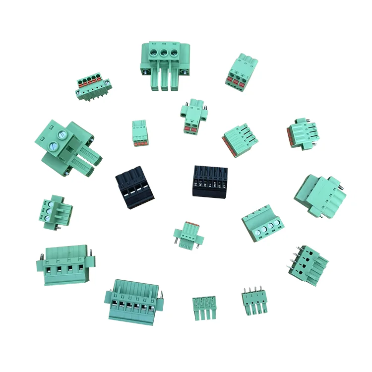 Large stock available temperature control terminal block PCB terminal block pluggable terminal block