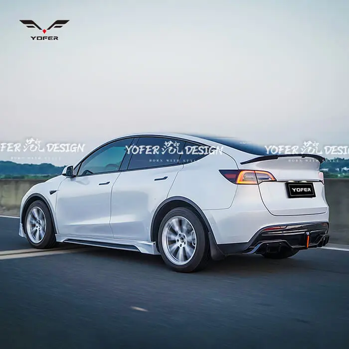 Спойлер Yofer для tesla модные задние крылья с удлиненным хвостом автомобильные запчасти аксессуары боди-комплект