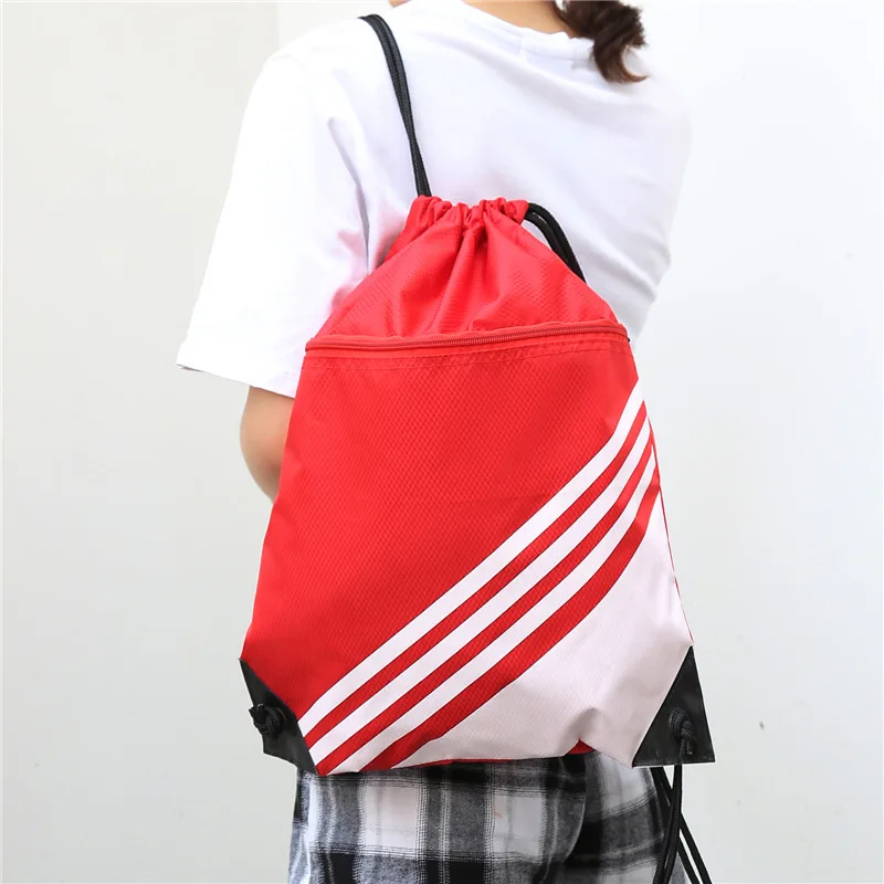 Promotional Large Custom Drawstring Backpacks with Sublimation Calico Printing Polyester Dust Satin Personalised Logo Gift Bags