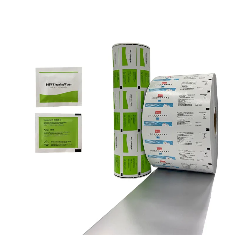 Customized Printing Paper Aluminum Foil Paper alcohol Cotton Ball