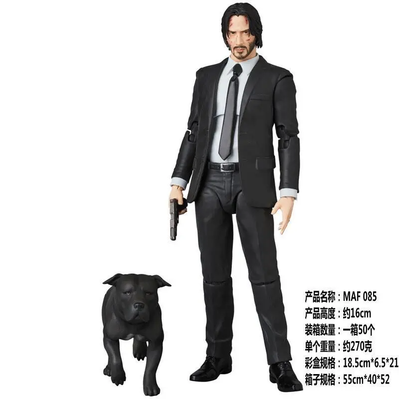 Linda toy  New Hot sale in stock John Wick: Chapter 2 PVC Action Figure Collection Toy MAF 085 action figure gift toys collect