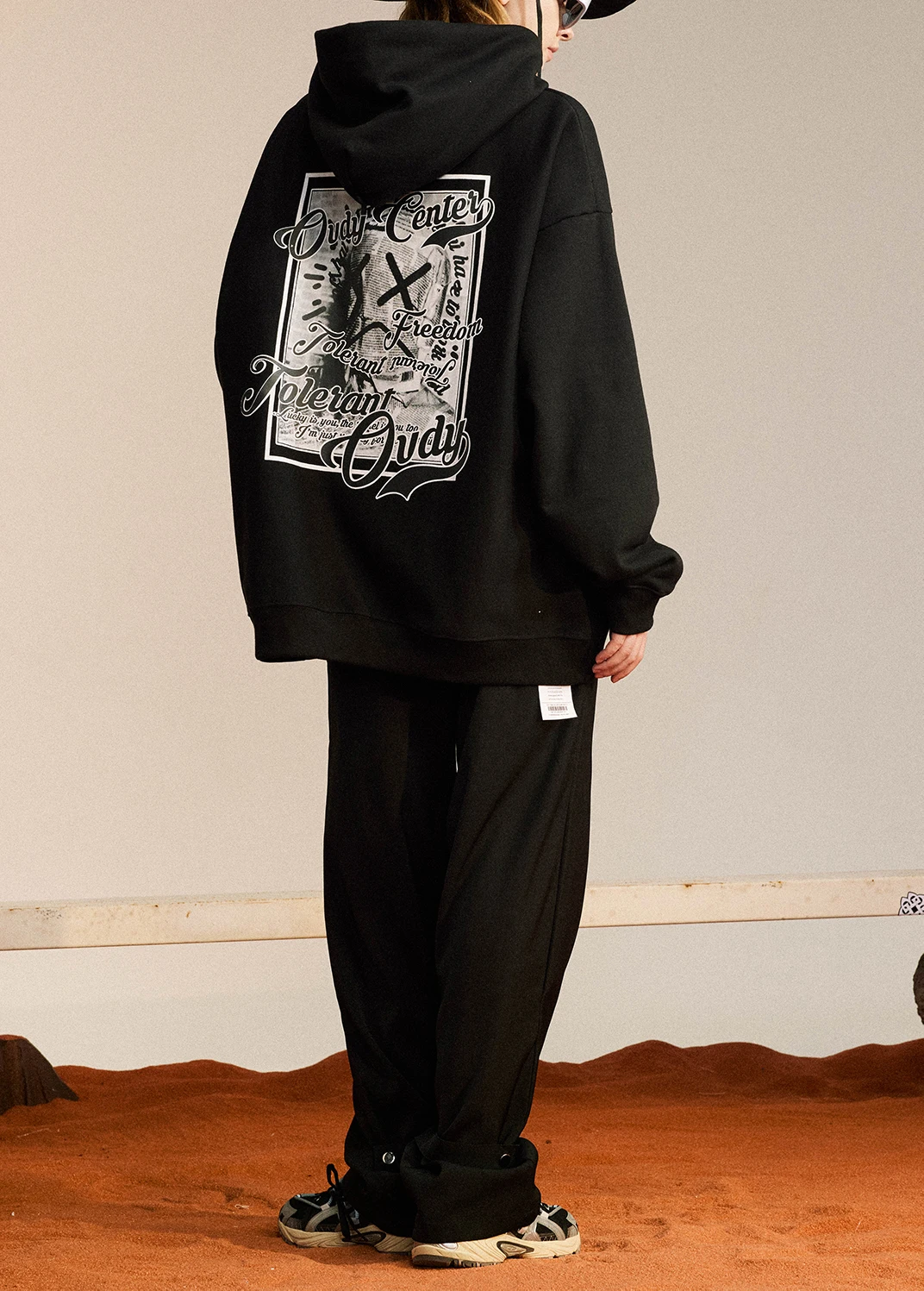 Customized High Quality Oversized Puff Printing Hoodie 3d Puff Hoodie Vintage Washed Foam Printing Custom Hoodies