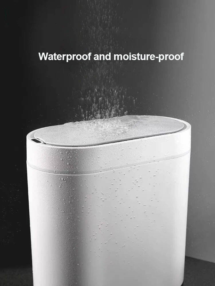 Popular Modern Induction automatic sensor operation 7L plastic Trash Bin kitchen bathroom touchless hotel smart trash can