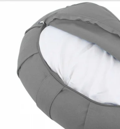 New Shape Natural Eco Friendly Organic Cotton Buckwheat Yoga Cushion Pillow For Yoga And Meditation