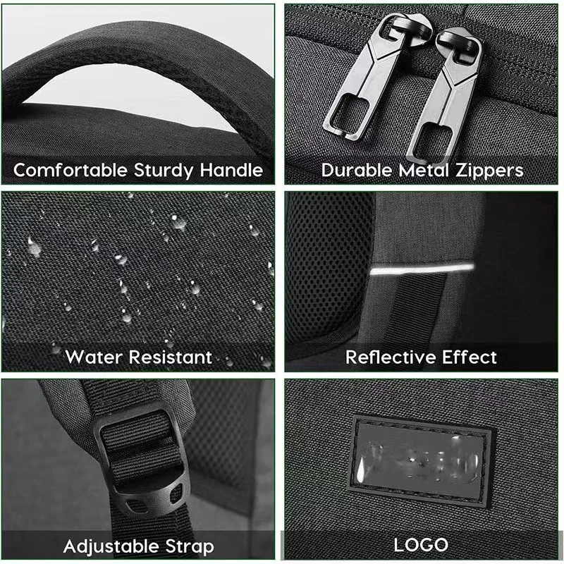 Custom Unisex 17 15.6 inch Youth Backpack Large Capacity Waterproof Laptop Notebook Backpack