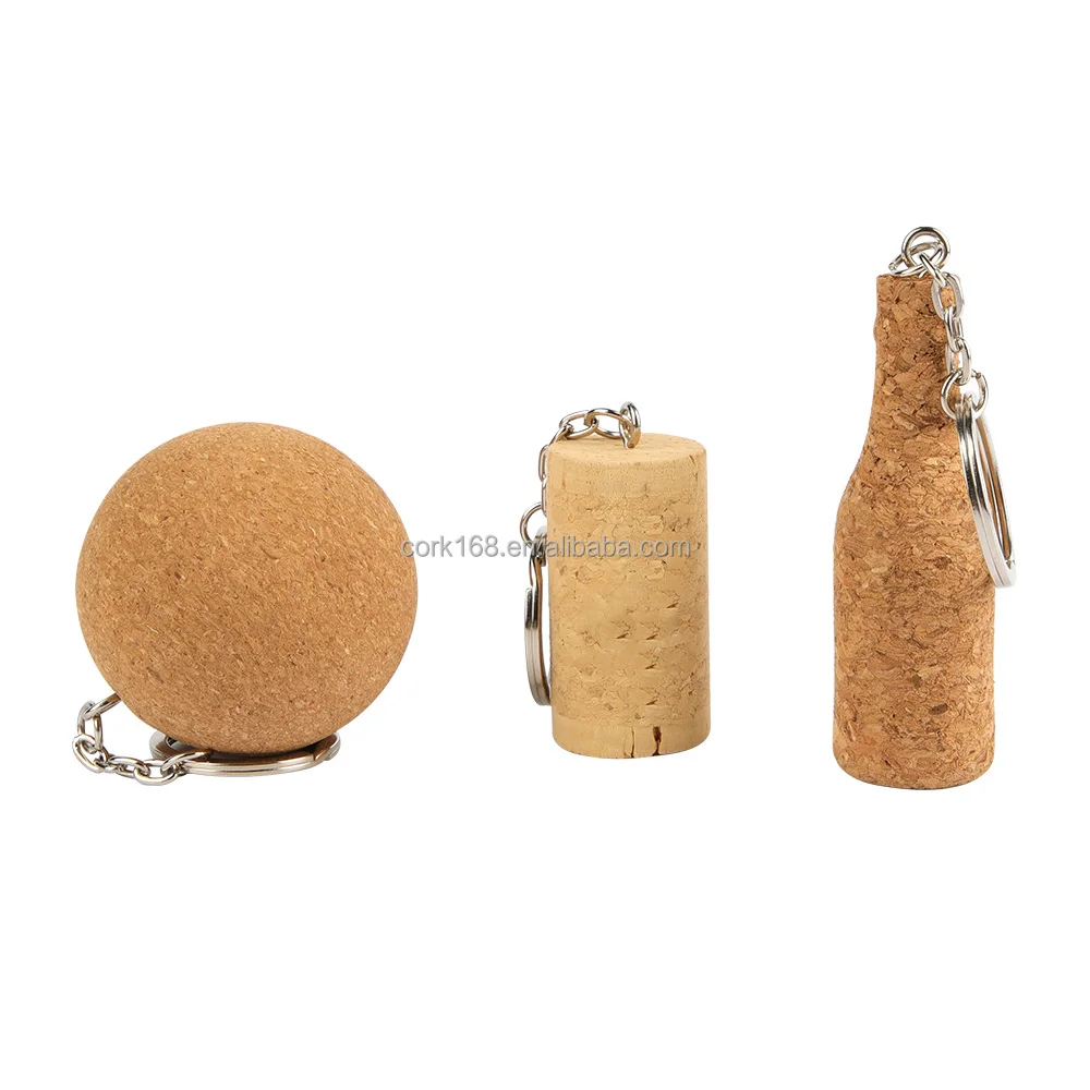 Diy Мини плавающий брелок с индивидуальным принтом пробковый для ключей экологичный бутылкой цвета шампанского и вина на лето