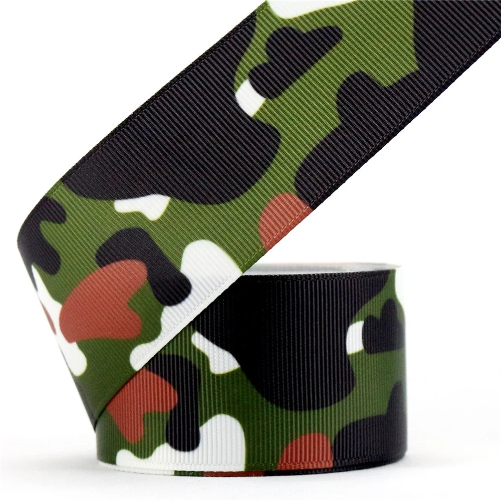 Wholesale 3 Inch 75mm Custom Popular Gift Thermal Transfer Grosgrain Ribbon