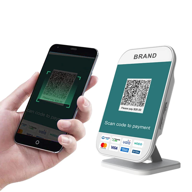 Беспроводной сканер штрих-кода Rinlink голосовой динамик звуковая коробка с QR-кодом