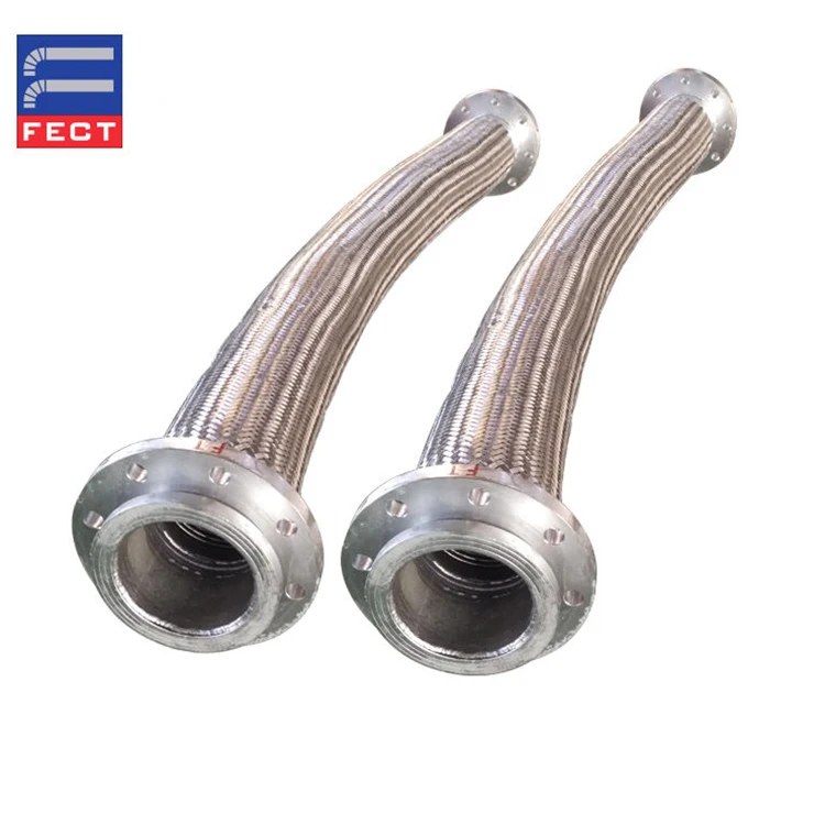 Factory direct sales 304 corrugated stainless steel pipe flexible metal hose stainless steel tube connector