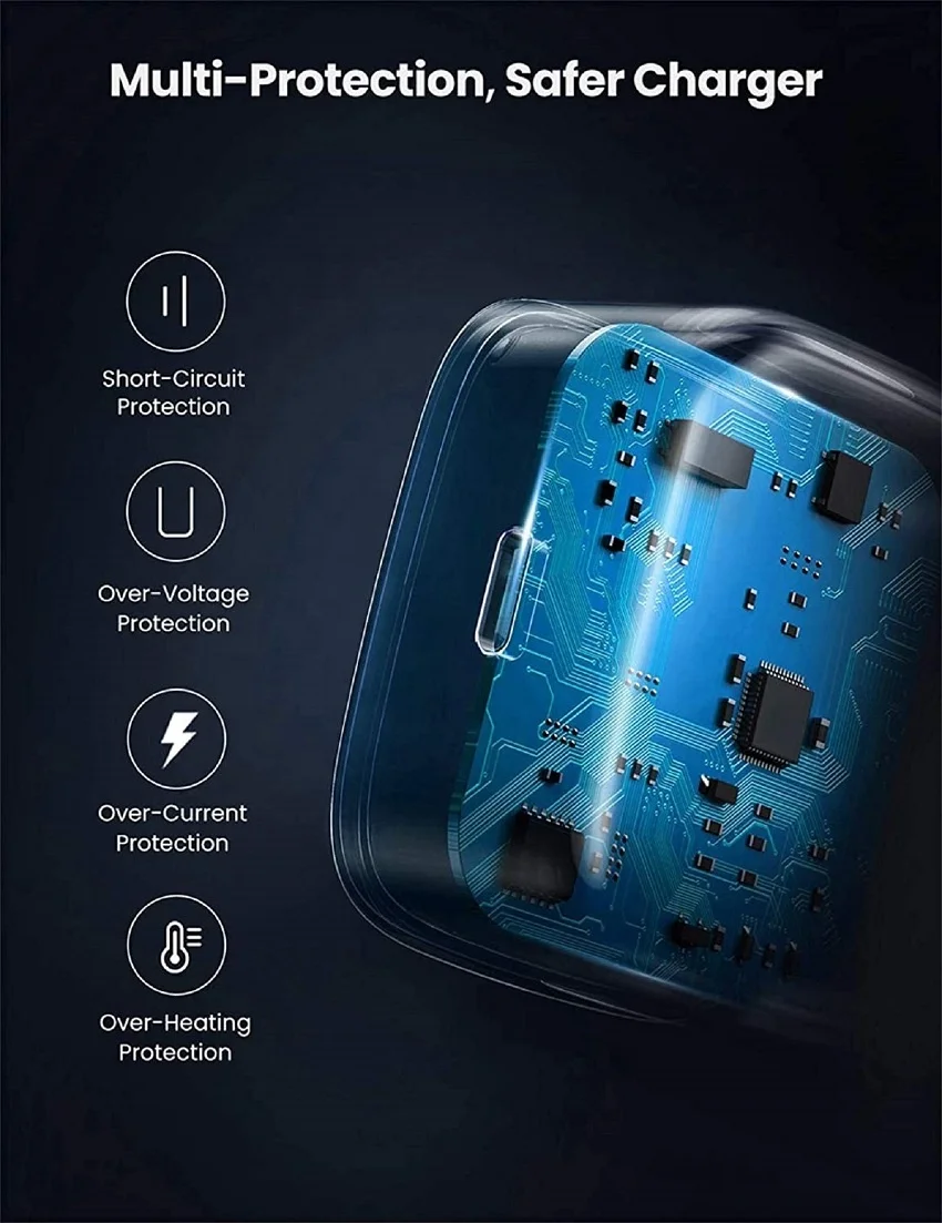 Original Quality QC PD Fast Charging USB C Power Adapter 5V/1A Foldable UK Plug 20W Charger for iPhone 13 Pro Max