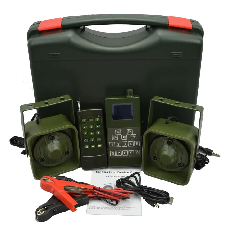 Factory Offer Outdoor and Sport Waterproof Sound Hunting Birds Duck Caller with Remote Control and Timer