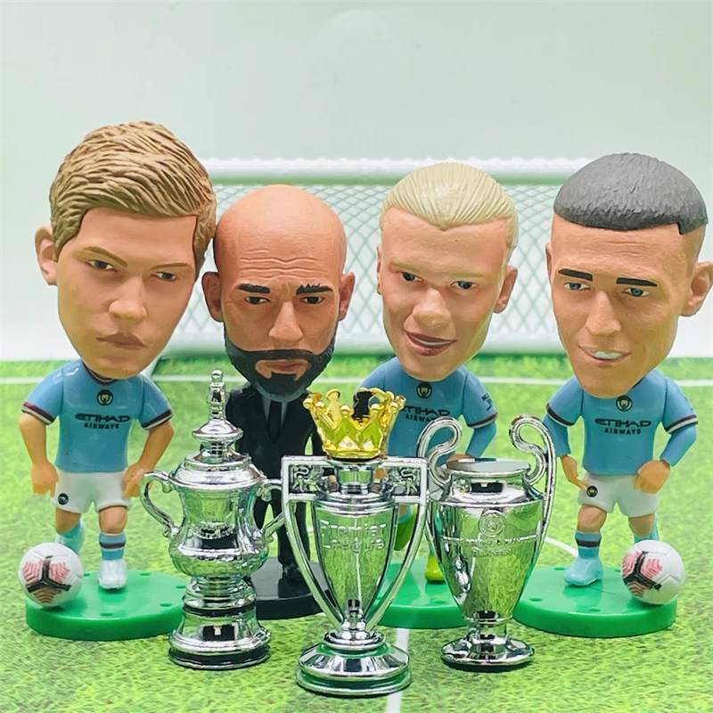 Soccerwe Manchester City player 9 # Haaland фигурки 2023 комплекты сезона