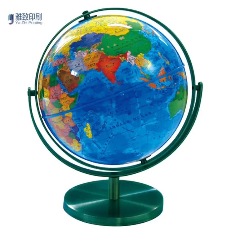 High quality teaching in English world map a globe