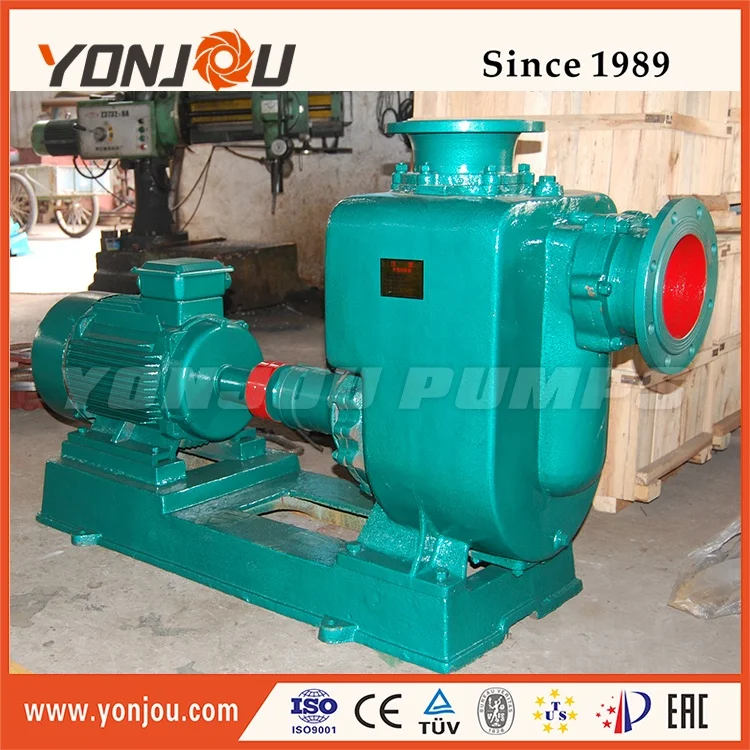 Self-priming Centrifugal Marine Bilge / Ballast Pump Electric Cast Iron Horizontal 3 Hp Oil and Marine 100% Copper Wire 40 Mm