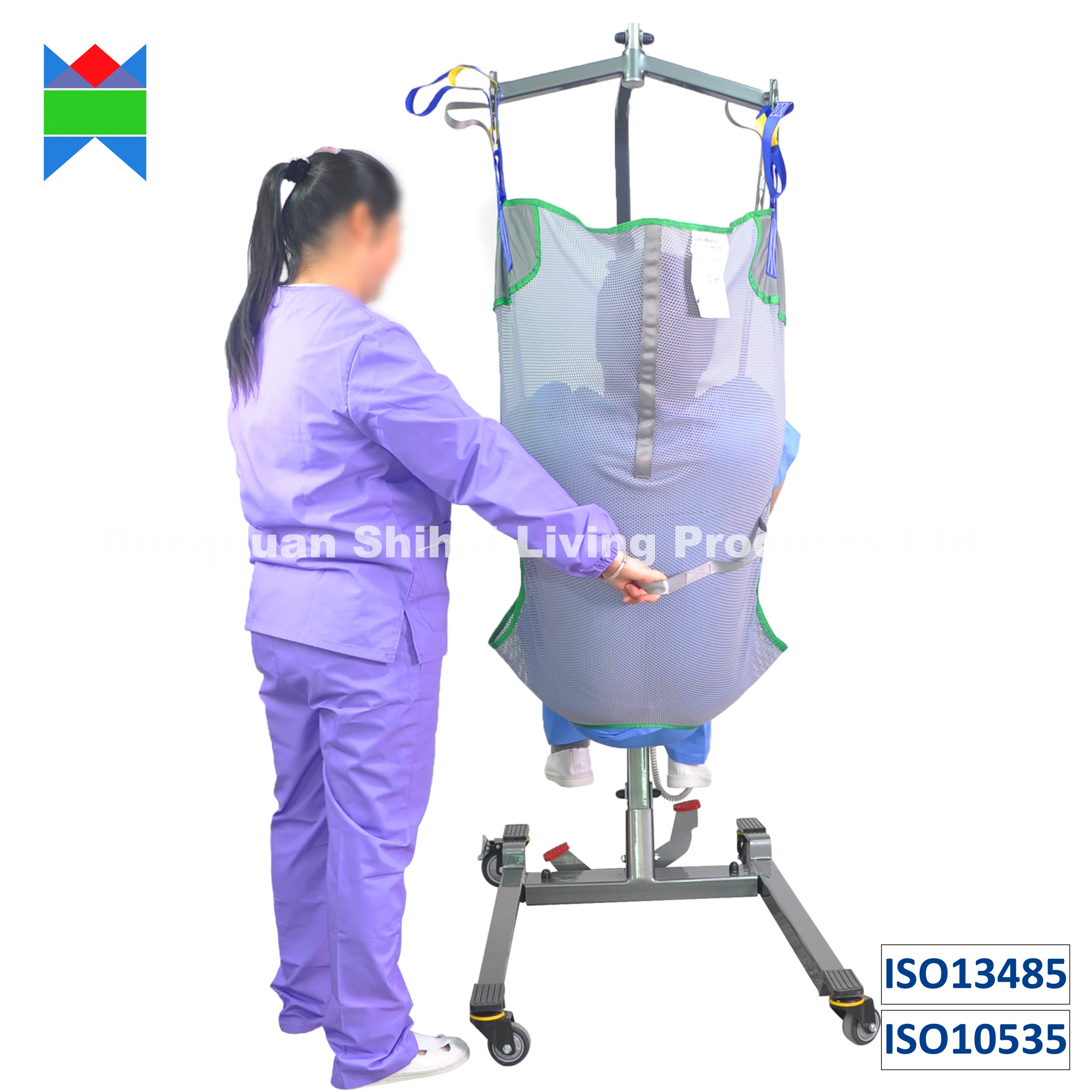 
ISO13485 accredit manufacturer Paitent transfer Hammock hoist Sling for amputee repositioning and lifting 
