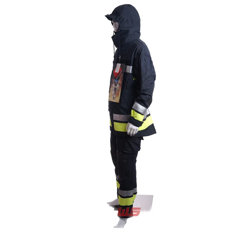 firefighter turnout gear to protect firefighters from Xtreme heat , burns and other hazardous injuries